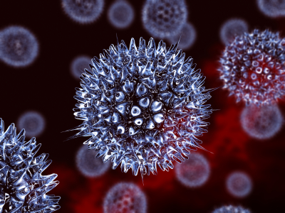 Imagem da herpes labial, que é o vírus HSV-I