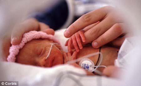 Bebê nascido de parto prematuro
