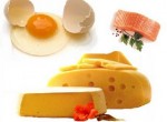 Foto de alimentos ricos em vitamina D